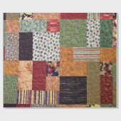 Patchwork Quilt Cadeaupapier (Vlak)