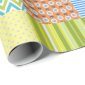 Patchwork Quilt Cadeaupapier (Rol Hoek)