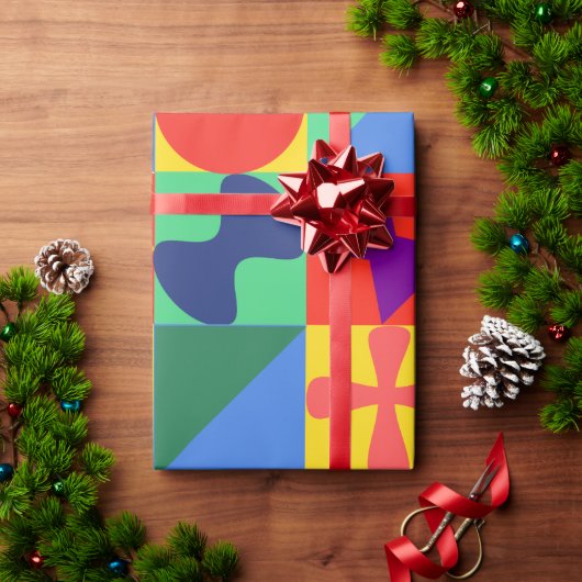 Patchwork Quilt Cadeaupapier (Feestdagen Geschenken)