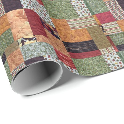 patchwork quilt cadeaupapier (Rol Hoek)