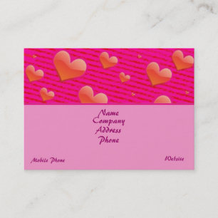 PATCHWORK QUILT CARTES DE VISITE - VALENTINES DESI