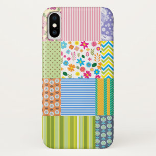Patchwork Quilt iPhone X Hoesje