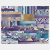 patchwork quilt fleece deken (Voorkant (Horizontaal))