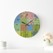Patchwork Quilt Grote Klok (Huis)