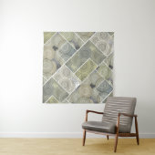 Patchwork quilt keramische tegel cirkels mandala p wandkleed (In Situ (horizontaal))