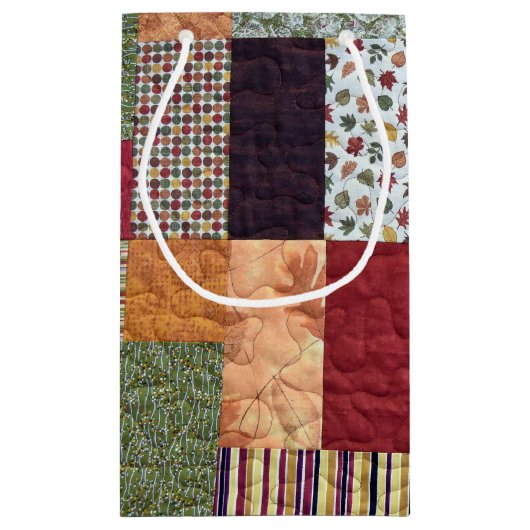 Patchwork Quilt Klein Cadeauzakje (Achterkant)