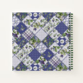  Patchwork Quilt Monogram Notitieboek (Achterkant)