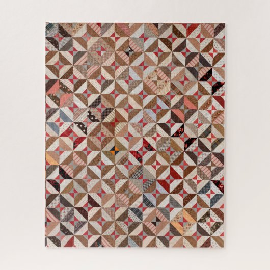 Patchwork Quilt Motif Challenger Jigsaw Puzzle (Vertical)