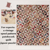 Patchwork Quilt Motif Challenger Jigsaw Puzzle