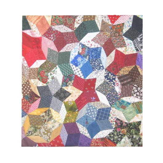 Patchwork Quilt Notitieblok (Voorkant)