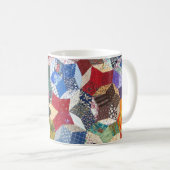 Patchwork Quilt Pattern Koffiemok (Voorkant rechts)