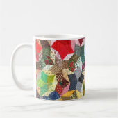 Patchwork Quilt Pattern Koffiemok (Links)