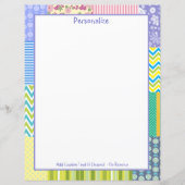  patchwork Quilt Pattern Sewing Personaliseren (Voorkant)