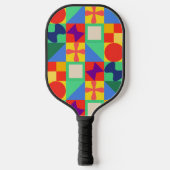 Patchwork Quilt Pickleball Paddle (Voorkant)