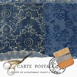  Patchwork Quilt Rustieke Bloemen Decoupage Tissuepapier