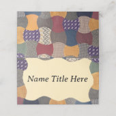 Patchwork quilt stof quilten materiaal patches (Buitenkant ongevouwen)