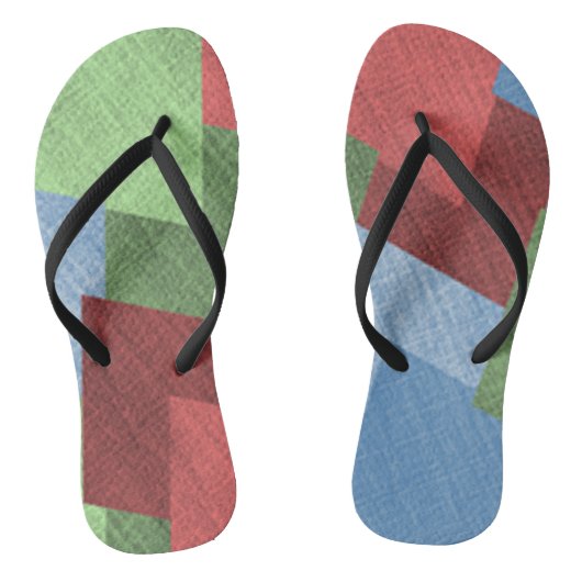 Patchwork Quilt Summer Sandal Teenslippers (Voetbed)