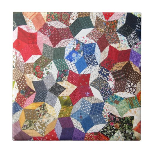 Patchwork Quilt Tegeltje (Voorkant)