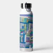 Patchwork Quilt Waterfles (Links)