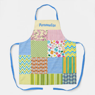 patchwork Quilt Women's Sewing Personalize Schort