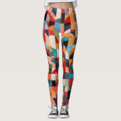 Patchwork Quiltontwerp Leggings (Voorkant)