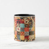 Patchwork Quiltstijl Mok (Midden)