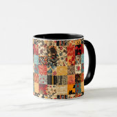 Patchwork Quiltstijl Mok (Voorkant rechts)