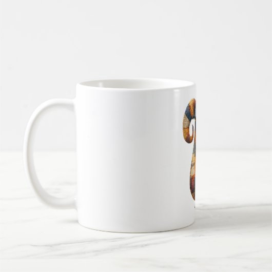 Patchwork Ram Mug (Gauche)