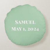 Patchwork Rond Kussen (Achterkant)