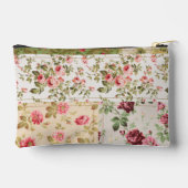 Patchwork Roos Custom Monogram Pencil Hoesje Etui (Achterkant)