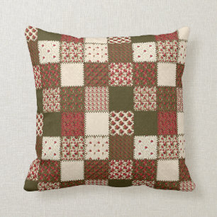 Patchwork Rustic Farmhouse Country Home Decor Kussen