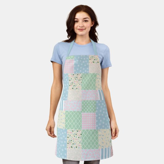 Patchwork Schort (Gedragen)