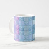 Patchwork Shabby Chic 11 oz Classic White Mok (Voorkant links)