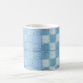 Patchwork Shabby Chic 11 oz Classic White Mok (Center)