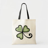 Patchwork Shamrock Hearts Tote Bag (Voorkant)