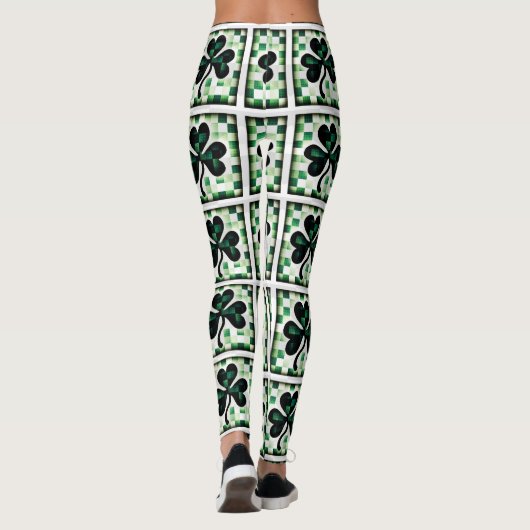 Patchwork Shamrock Leggings (Achterkant)