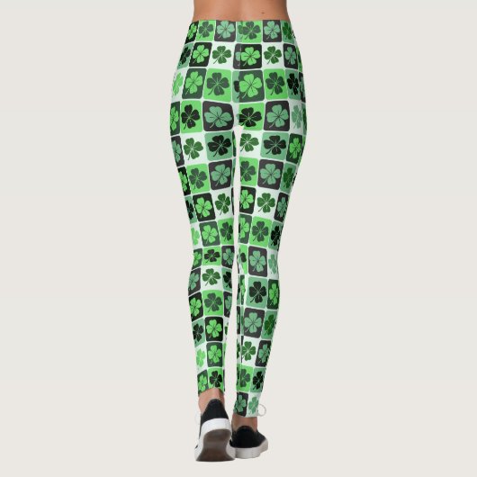 Patchwork Shamrocks Leggings (Achterkant)
