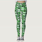 Patchwork Shamrocks Leggings (Voorkant)