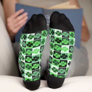 Patchwork Shamrocks Sokken