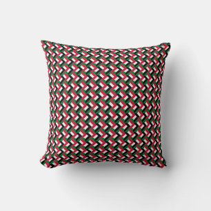 Patchwork Soedan Vlag Patroon Kussen