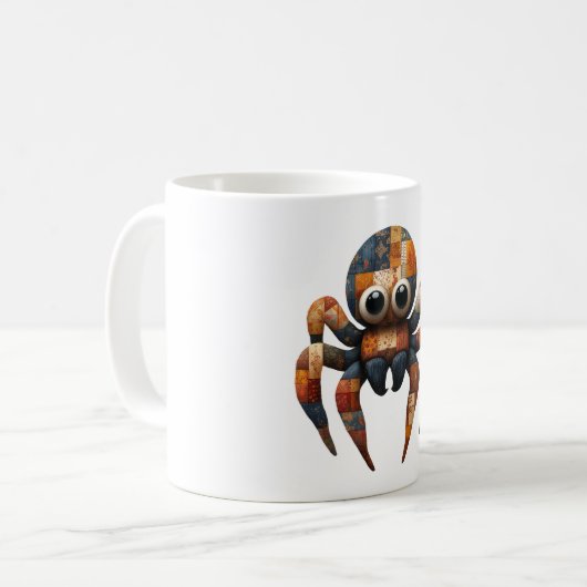 Patchwork Spider Mug (Devant gauche)
