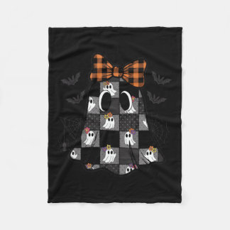 Patchwork Spook Halloween Vintage Dekbed Spook Sok Fleece Deken