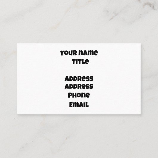 Patchwork Standard, 3,5 x 2,0-inch Visitekaartje (Achterkant)