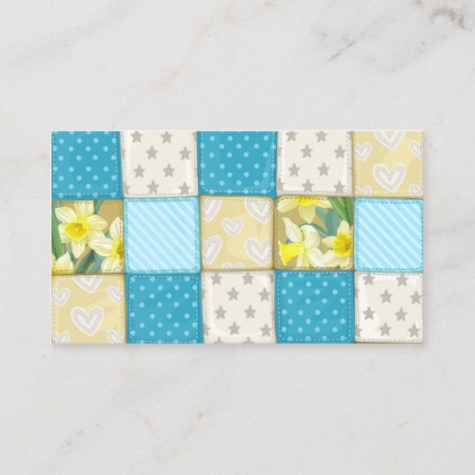 Patchwork Standard, Carte de visite 3,5 pouces x 2 (Dos)