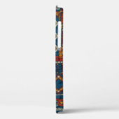Patchwork stijl geborduurde  print Case-Mate iPhone case (Achterkant / Links)
