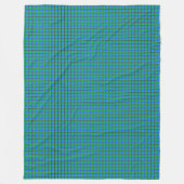 Patchwork Tanzania Vlag Patroon Fleece Deken (Voorkant)