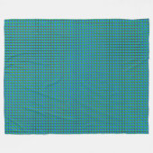 Patchwork Tanzania Vlag Patroon Fleece Deken (Voorkant (Horizontaal))