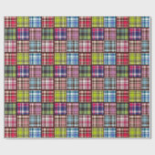 Patchwork Tartan | Scottish Fabric Style Cadeaupapier (Vlak)