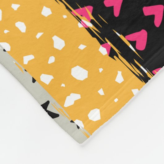 Patchwork Tegels: Veelzijdig naadloos ontwerp. Fleece Deken (Hoek)