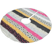 Patchwork Tegels: Veelzijdig naadloos ontwerp. Kerstboom Rok (Gekanteld)